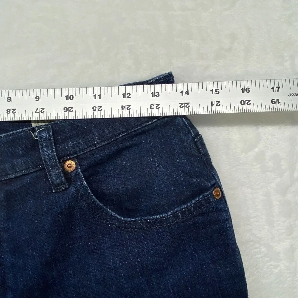 Ladies DIESEL NICLAH Blue High Waist Regular Straight dark Y2k‎ Jeans Sz 28x27